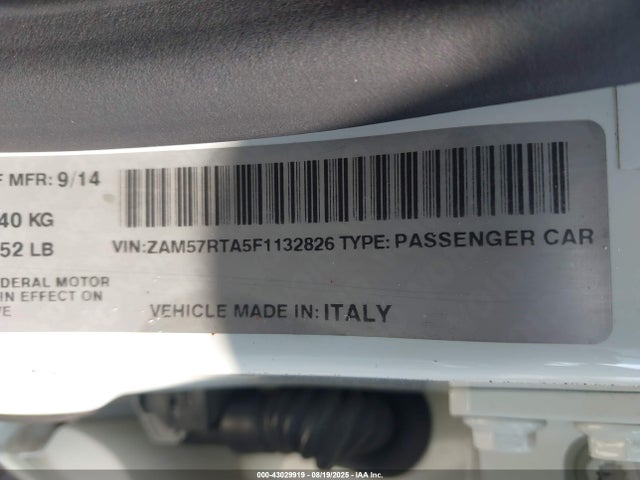 ZAM57RTA5F1132826 Maserati m156b