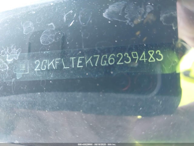 GMC lea - e85 max, aluminum 2016 2GKFLTEK7G6239483 Image 9