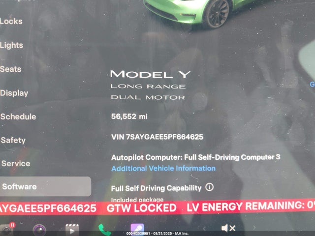 2023 TESLA MODEL Y 7SAYGAEE5PF664625 Photo 6