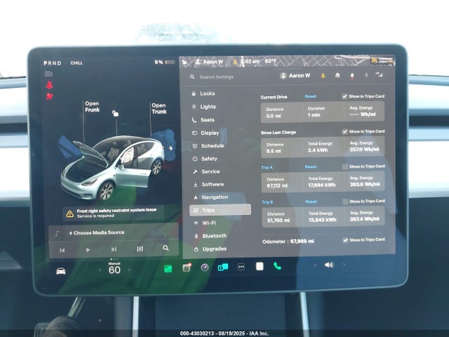 5YJYGDEEXLF018019 Tesla Model Y