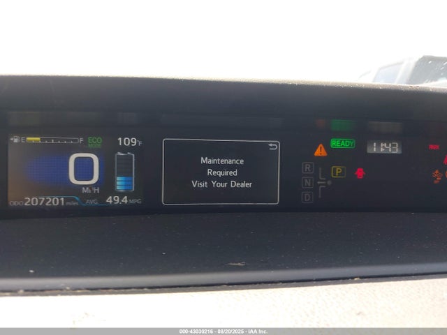JTDKAMFU0M3133210 Toyota 2zr-fxe,1nm