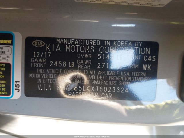 2018 KIA STINGER KNAE55LCXJ6023324 Photo 8