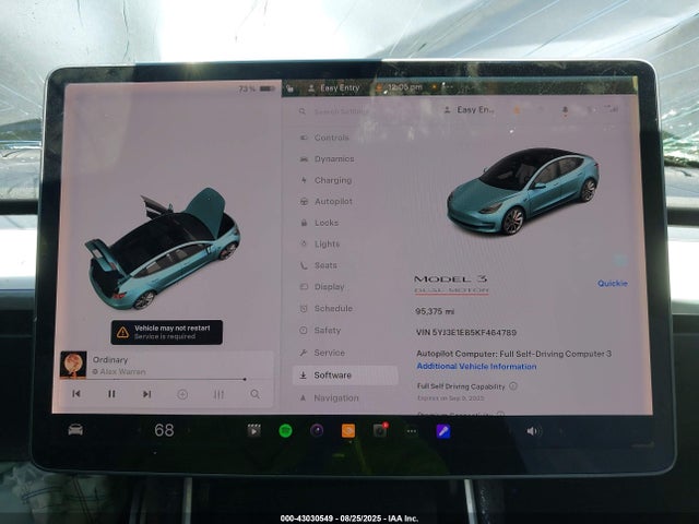 2019 TESLA MODEL 3 5YJ3E1EB5KF464789 Photo 6