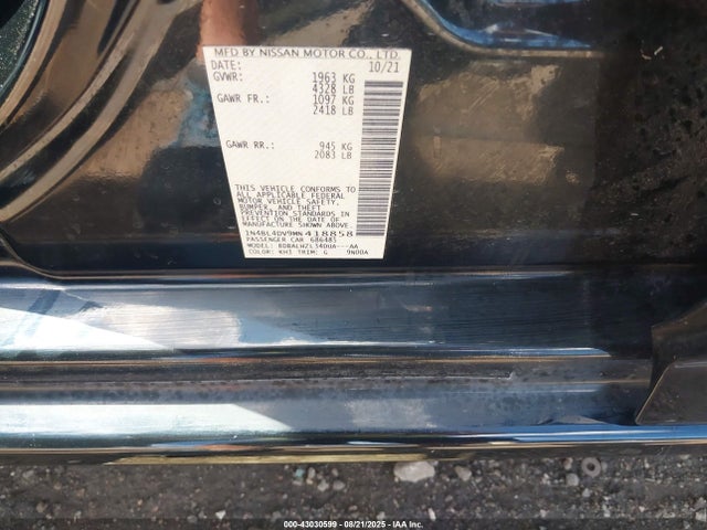Nissan Altima 2021 1N4BL4DV9MN418858 Image 9
