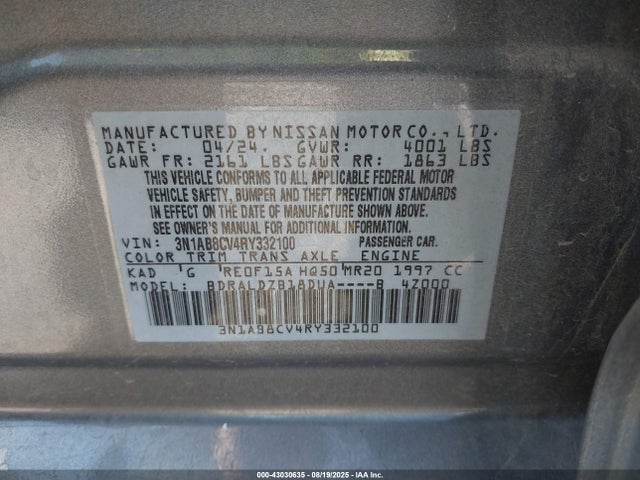 Nissan 2024 2024 3N1AB8CV4RY332100 Image 9
