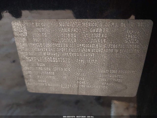 2016 CADILLAC SRX 3GYFNEE34GS517620 Photo 8