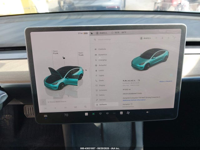 2022 TESLA MODEL 3 5YJ3E1EB0NF171435 Photo 6