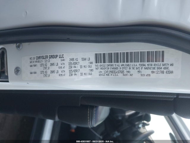 1C4PJMAB3EW167685 Jeep 2014
