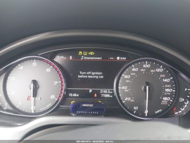 2013 AUDI S8 WAUD2AFD4DN033777 Photo 6