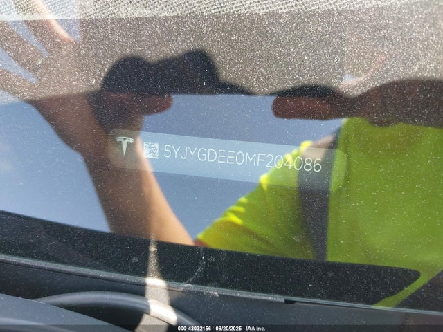 2021 TESLA MODEL Y 5YJYGDEE0MF204086 Photo 8