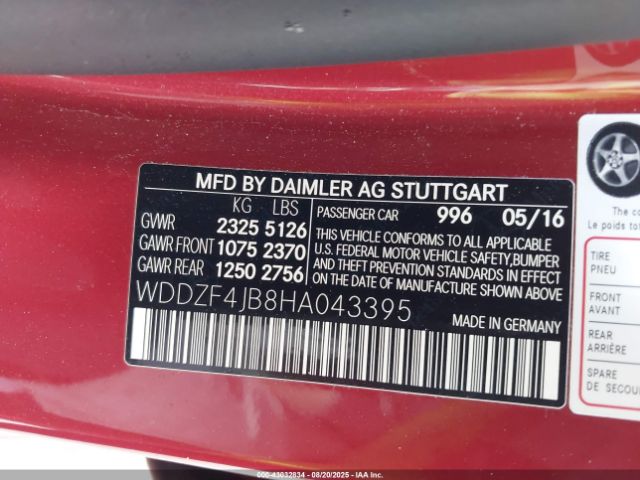 2017 MERCEDES-BENZ E 300 WDDZF4JB8HA043395 Photo 8