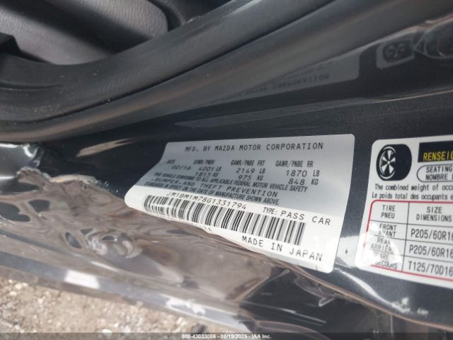 2016 MAZDA MAZDA3 JM1BM1M78G1331794 Photo 8