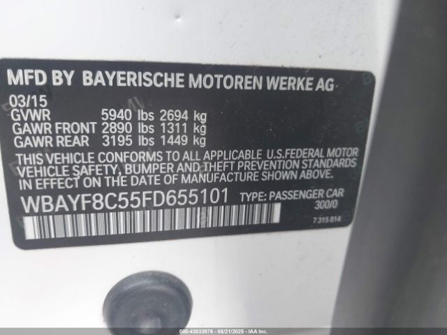 2015 BMW 750LI WBAYF8C55FD655101 Photo 8