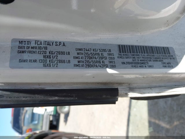 RAM Promaster City 2019 ZFBHRFBB8K6M18271 Image 9