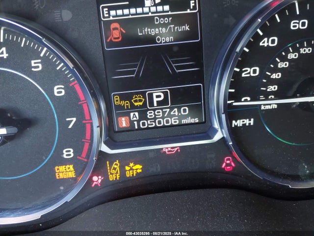JF2SJAGCXJH411549 Subaru naturally aspirated u5