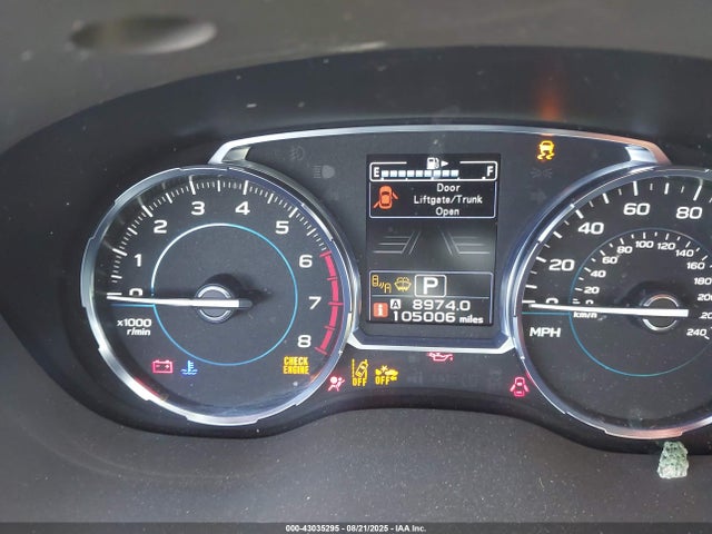 JF2SJAGCXJH411549 Subaru naturally aspirated u5