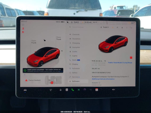 2022 TESLA MODEL 3 5YJ3E1EB1NF273763 Photo 6