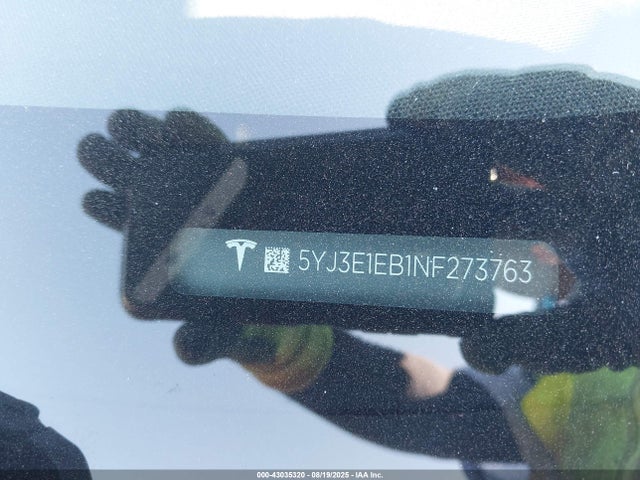 2022 TESLA MODEL 3 5YJ3E1EB1NF273763 Photo 8