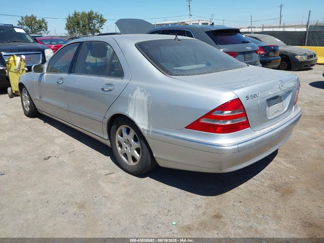 2001 MERCEDES-BENZ S 500 WDBNG75J01A212600 Photo 2