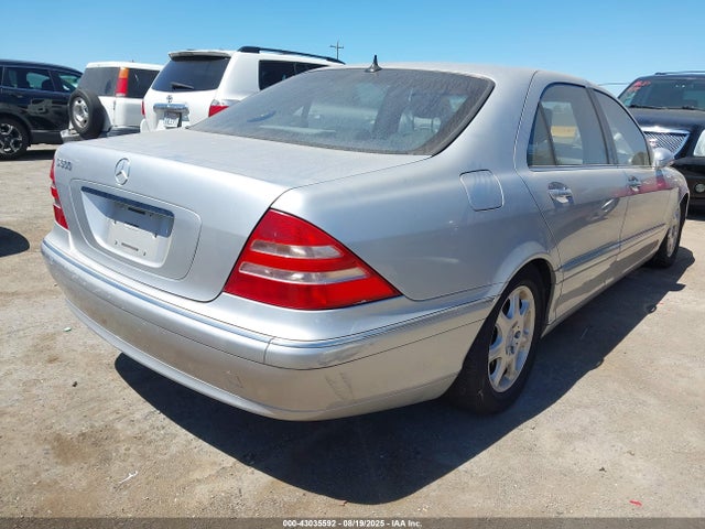 2001 MERCEDES-BENZ S 500 WDBNG75J01A212600 Photo 3