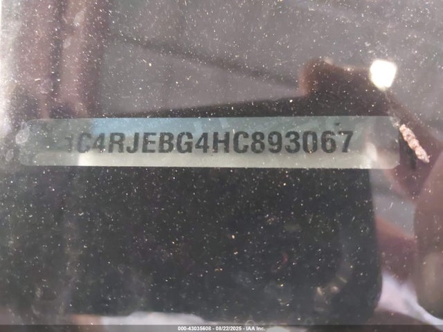 1C4RJEBG4HC893067 Jeep Grand Cherokee