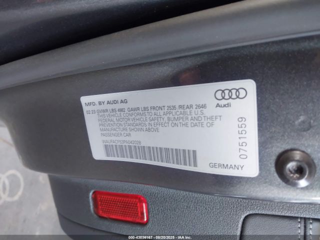 2023 AUDI A5 SPORTBACK WAUFACF53PA042028 Photo 8