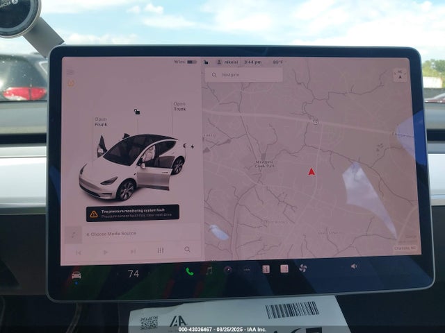 2021 TESLA MODEL Y 5YJYGAEE5MF205149 Photo 6