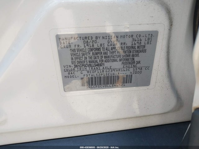 3N1CP5CV0LL546921 Nissan Kicks