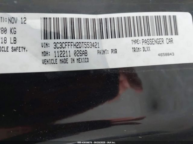 2013 FIAT 500 3C3CFFFH2DT553421 Photo 8