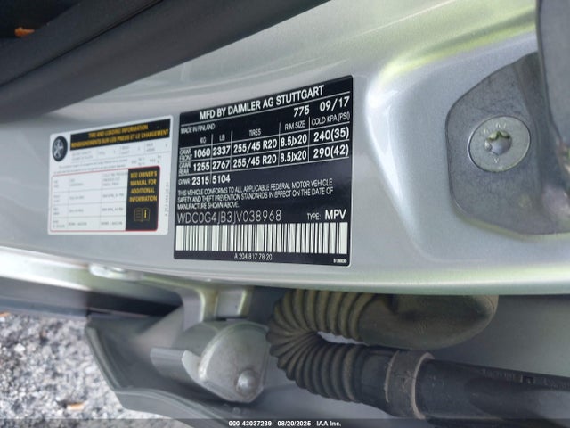 WDC0G4JB3JV038968 Mercedes-Benz m274