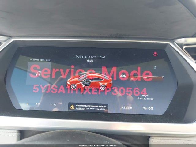 2014 TESLA MODEL S 5YJSA1H1XEFP30564 Photo 6