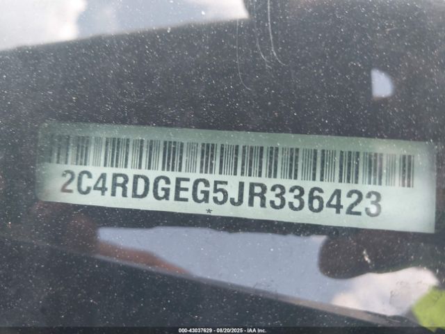 2018 DODGE GRAND CARAVAN 2C4RDGEG5JR336423 Photo 8