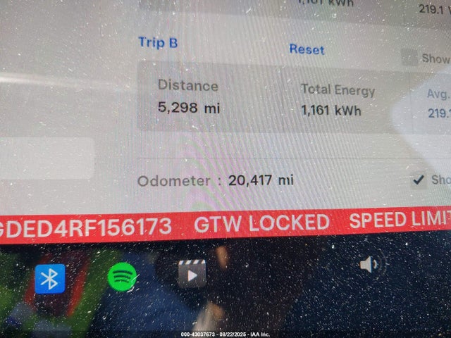 7SAYGDED4RF156173 Tesla Model Y