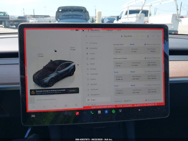 7SAYGDED4RF156173 Tesla Model Y