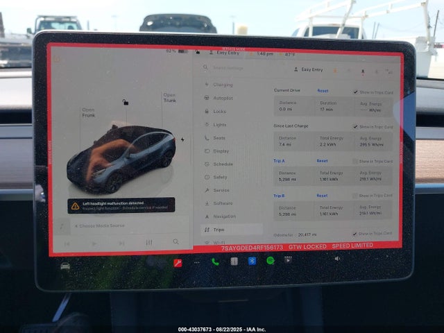 2024 TESLA MODEL Y 7SAYGDED4RF156173 Photo 6