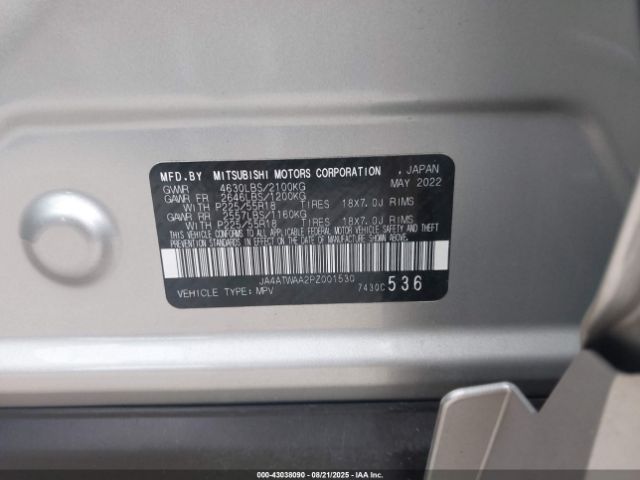 2023 MITSUBISHI ECLIPSE CROSS JA4ATWAA2PZ001530 Photo 8