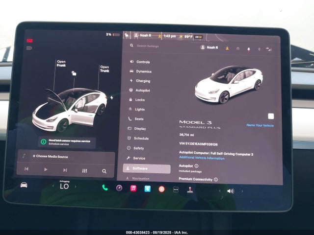 2021 TESLA MODEL 3 5YJ3E1EA0MF026126 Photo 6