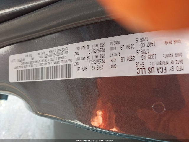 2C4RDGEG3JR326571 Dodge 2018