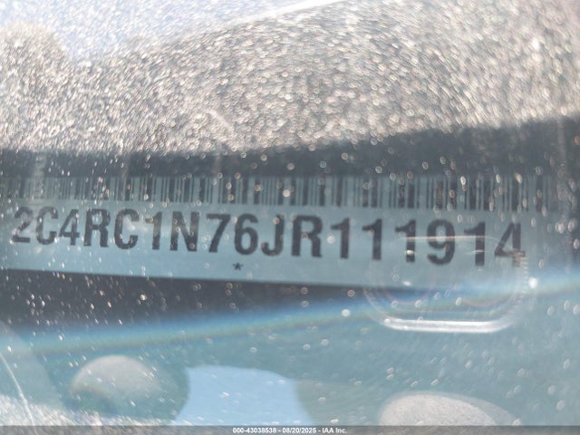 2C4RC1N76JR111914 Chrysler Pacifica