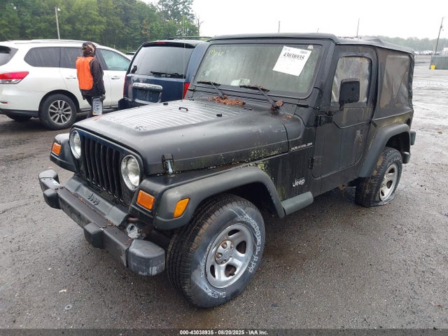 43038935 :رقم المزاد ، 1J4FA39S22P758455 vin ، 2002 Jeep Wrangler X مزاد بيع