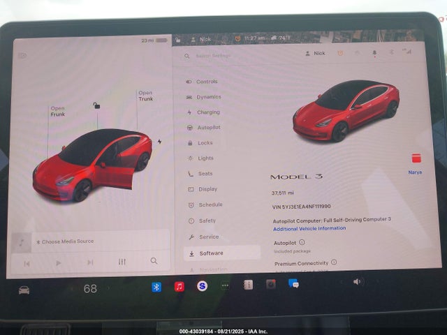 Tesla MODEL 3 2022 5YJ3E1EA4NF111990 Image 7