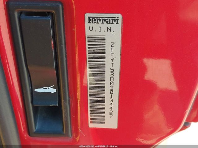 2003 FERRARI 360 MODENA ZFFYT53A030134427 Photo 8