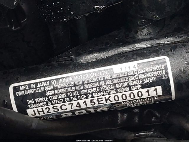 2014 HONDA CTX1300 JH2SC7415EK000011 Photo 9