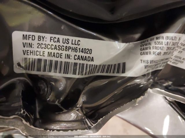 2023 CHRYSLER 300 2C3CCASG8PH614020 Photo 8