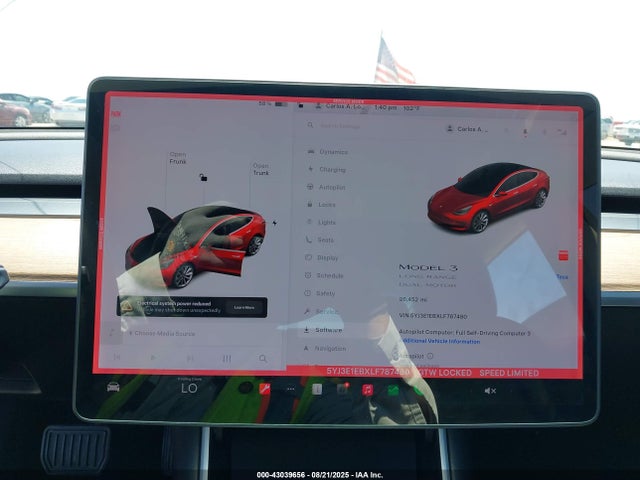 2020 TESLA MODEL 3 5YJ3E1EBXLF787480 Photo 6