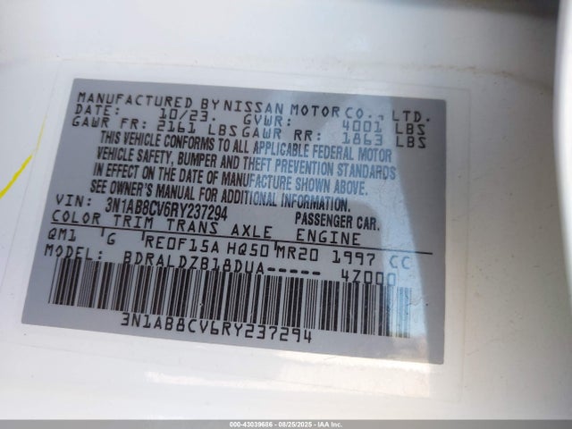 2024 NISSAN SENTRA 3N1AB8CV6RY237294 Photo 8