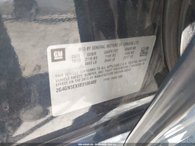 Buick ltg 2014 2G4GN5EX8E9196488 Image 9