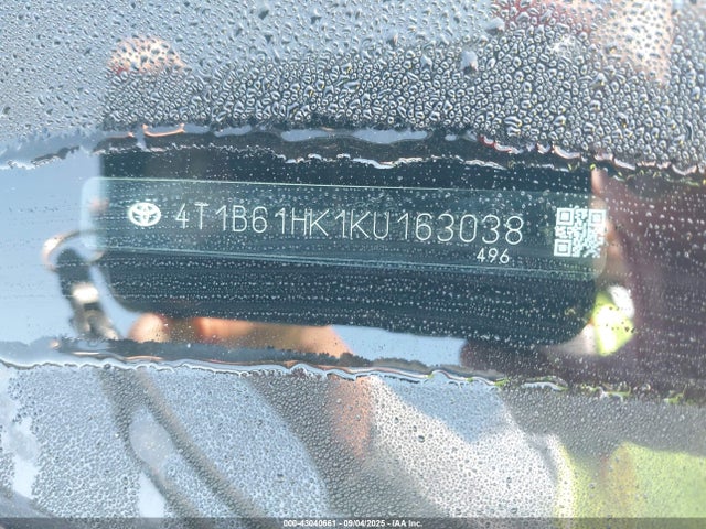 4T1B61HK1KU163038 Toyota a25a-fks