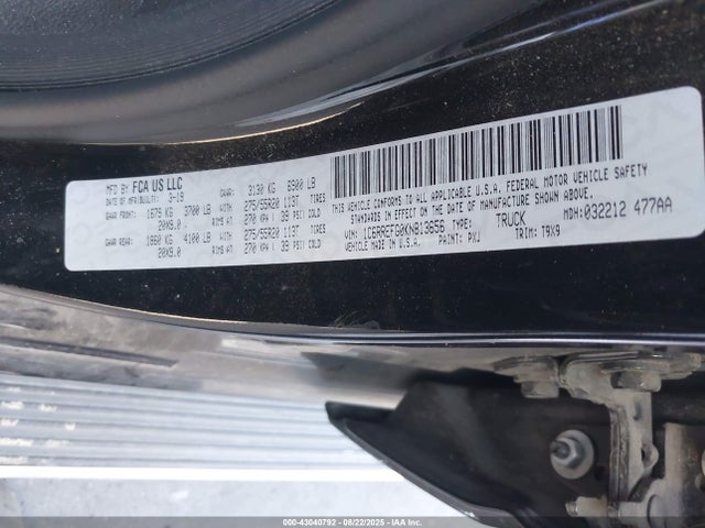 RAM 1500 2019 1C6RREFG0KN813656 Image 9