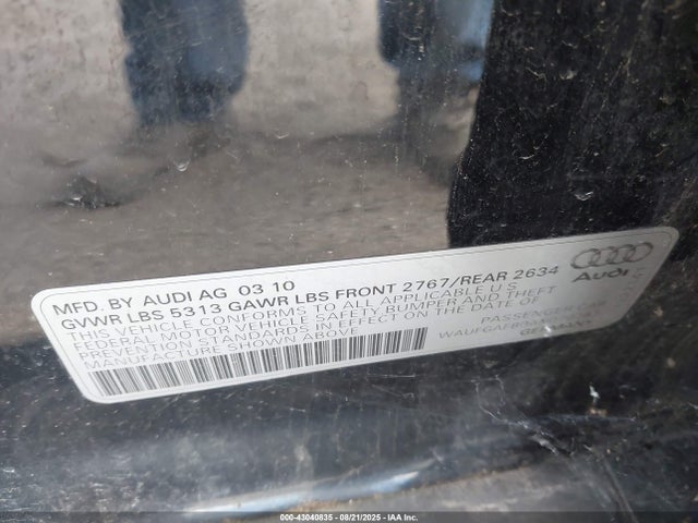 2010 AUDI A6 WAUFGAFB0AN070183 Photo 8